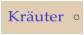 Kräuter